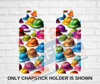 Keychain accessories - Chapstick Holder Lotion Holder Key fob - HARD HATS Car gift set