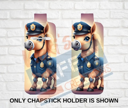Keychain accessories - Chapstick Holder Lotion Holder Key fob - HORSE Car gift set