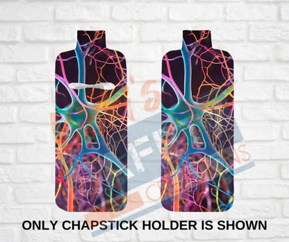 Keychain accessories - Chapstick Holder Lotion Holder Key fob - HUMAN BODY (Asst Organs) Nerves / Chapstick Holder ONLY