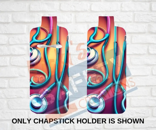 Keychain accessories - Chapstick Holder Lotion Holder Key fob - MEDICAL EQUIPMENT Stethoscopes / Chapstick Holder ONLY