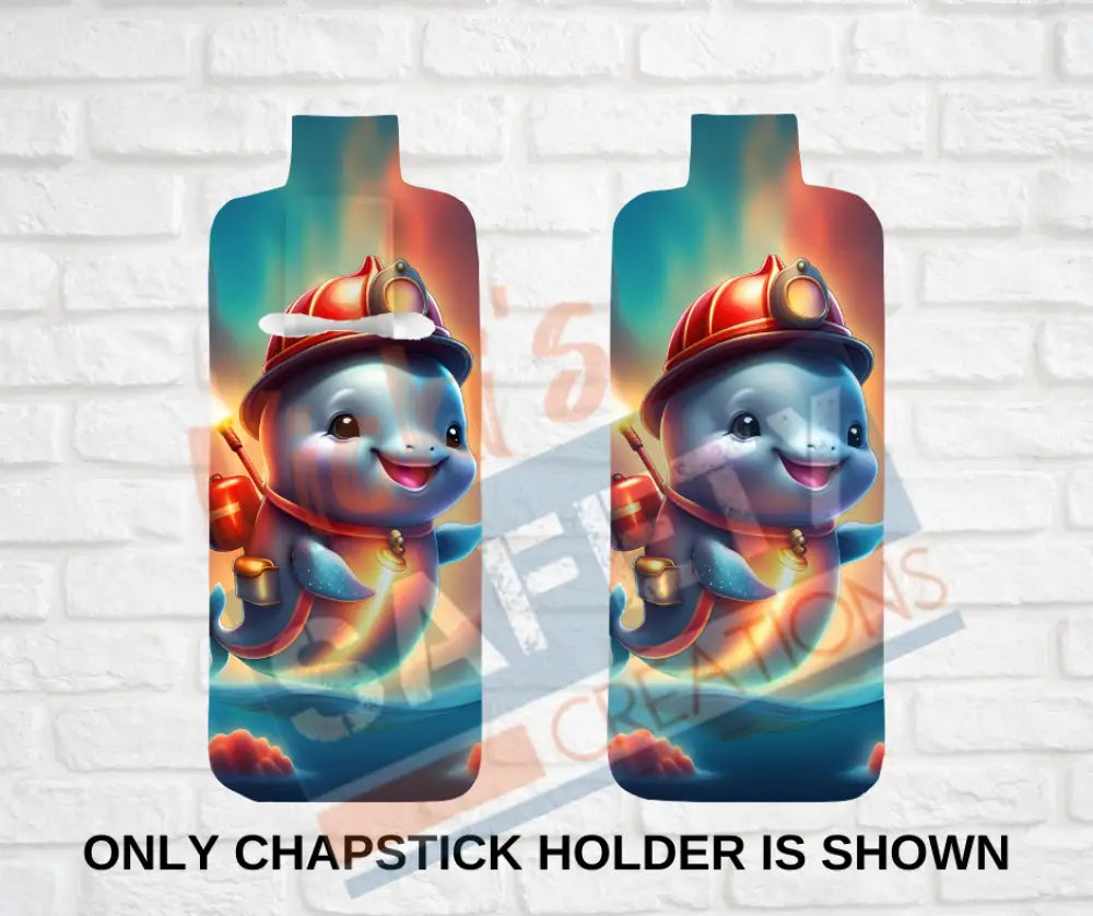 Keychain accessories - Chapstick Holder Lotion Holder Key fob - NARWHAL Narwhal Firefighter / Chapstick Holder ONLY Car