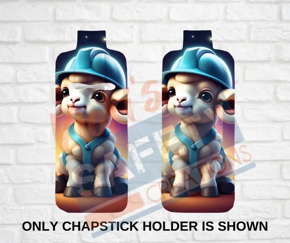 Keychain accessories - Chapstick Holder Lotion Holder Key fob - RAM Ram Hard Hat / Chapstick Holder ONLY Car gift set