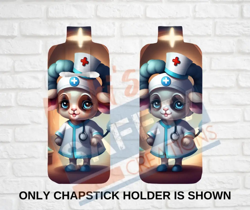 Keychain accessories - Chapstick Holder Lotion Holder Key fob - RAM Ram Nurse / Chapstick Holder ONLY Car gift set