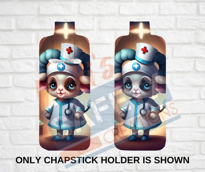 Keychain accessories - Chapstick Holder Lotion Holder Key fob - RAM Ram Nurse / Chapstick Holder ONLY Car gift set