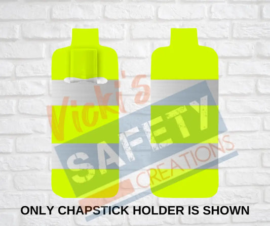 Keychain accessories - Chapstick Holder Lotion Holder Key fob - SAFETY VEST Car gift set