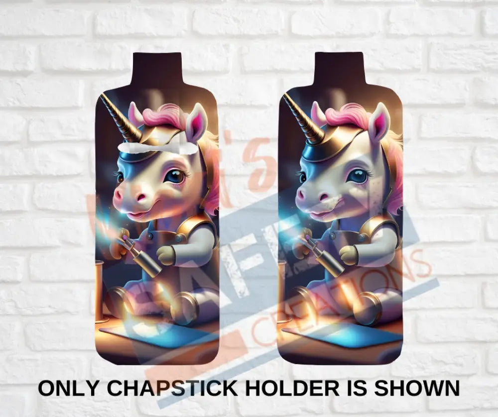 Keychain accessories - Chapstick Holder Lotion Holder Key fob - UNICORN Unicorn Welder / Chapstick Holder ONLY Car gift