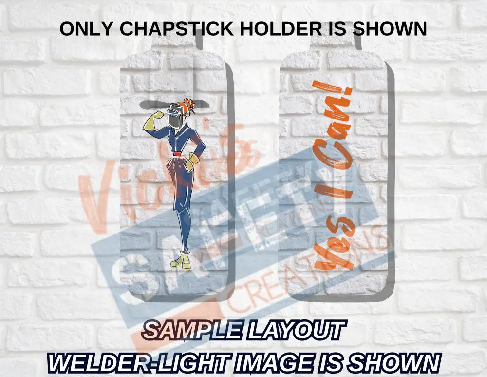 Keychain accessories - Chapstick Holder Lotion Holder Key fob - YES I CAN COLLECTION (Asst. Designs) KEYCHAIN