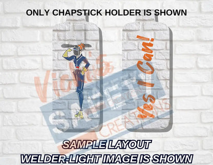 Keychain accessories - Chapstick Holder Lotion Holder Key fob - YES I CAN COLLECTION (Asst. Designs) KEYCHAIN