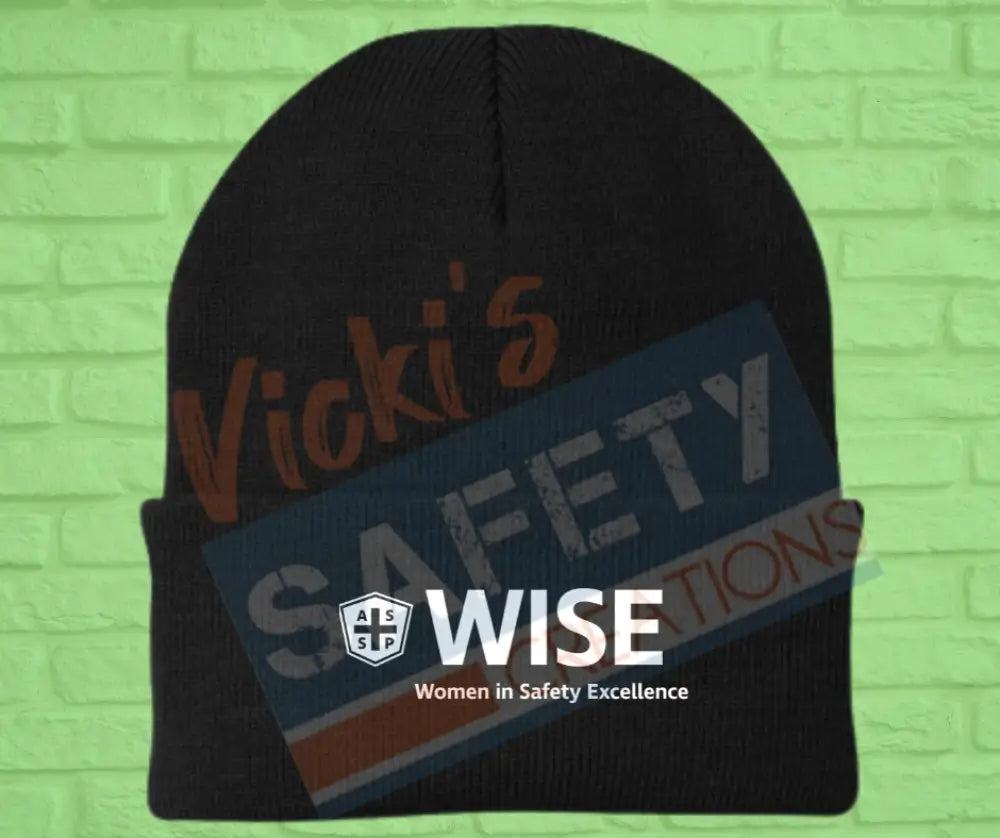 Knit Cap - (asst. colors) WISE Black HAT