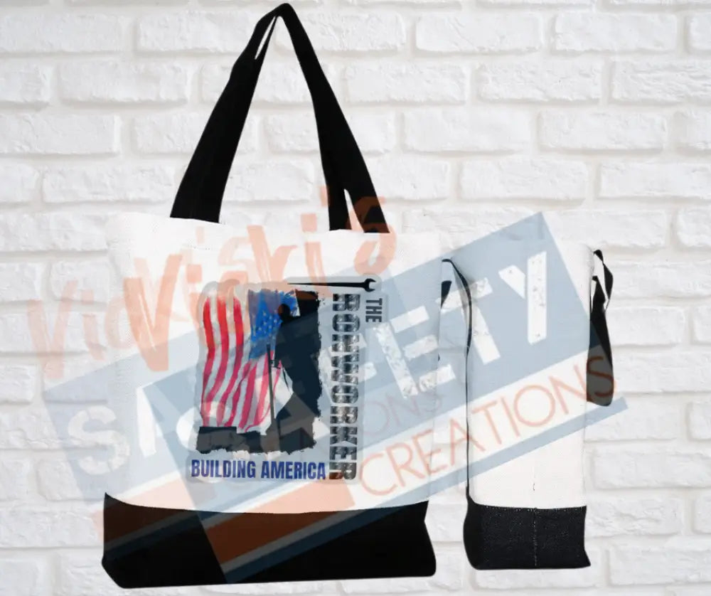 Large Basic Tote-Ironworker building America Bags