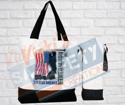 Large Basic Tote-Ironworker building America Bags