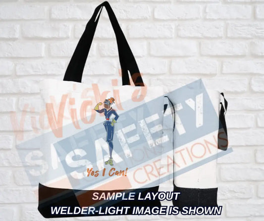Large Basic Tote-Yes I Can Collection (Asst. Designs) Bags