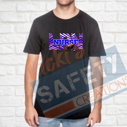 LPN-Nurse-Buffalo Stripes (Adult and Ladies Sizes Only) T-shirt / ADULT-Small Adult Clothing