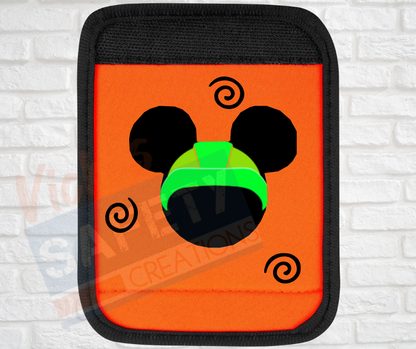 Luggage Handle Wrap-Hard Hat Mouse Head (asst. colors)