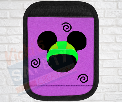 Luggage Handle Wrap-Hard Hat Mouse Head (asst. colors)