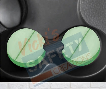 Neoprene Car Coasters (set of 2)-Medication Green Drinkware & Accessories