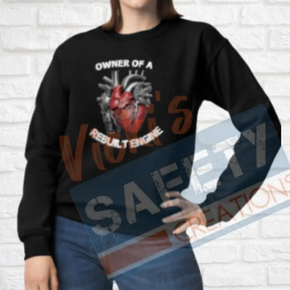 Rebuilt Engine Tops (Adult Youth Toddler Infant Sizes) Crew Sweatshirt / ADULT-Small Adult Clothing