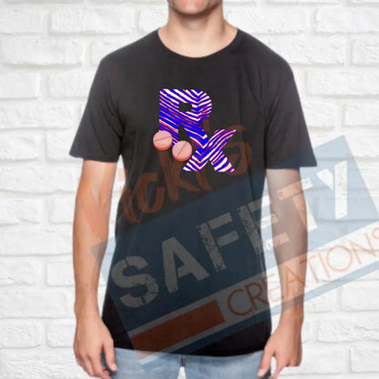 RX Letter Shirts Buffalo Stripes Adult Clothing