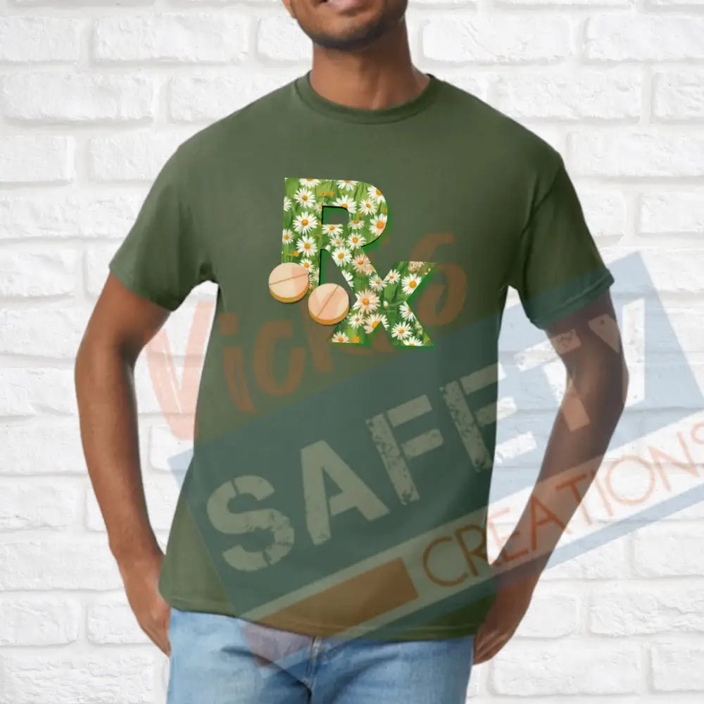 RX Letter Shirts Daisies Adult Clothing