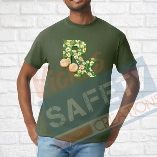 RX Letter Shirts Daisies Adult Clothing