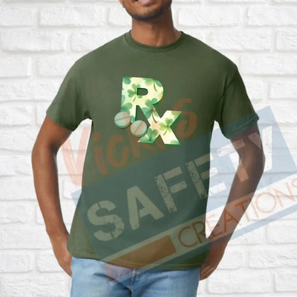 RX Letter Shirts Shamrocks Adult Clothing