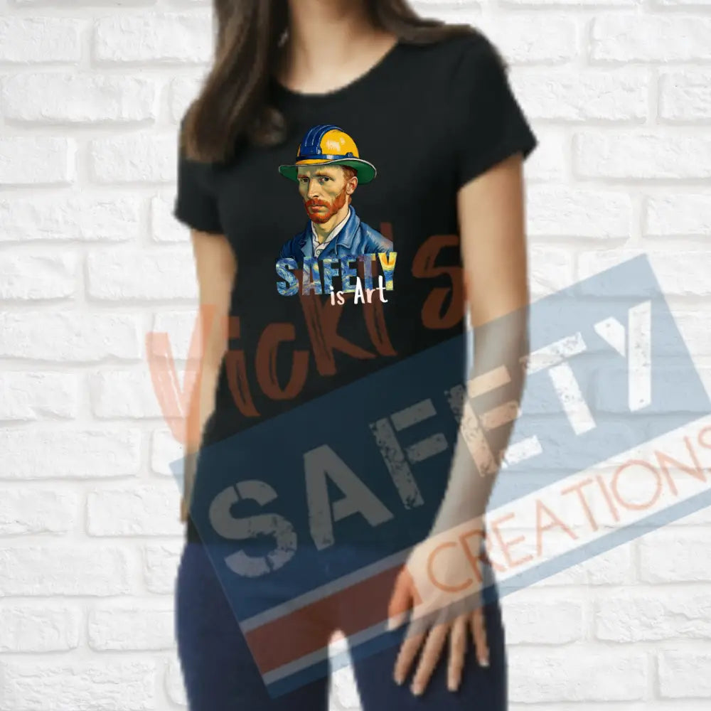 Safety is Art (Adult Youth Toddler Infant Sizes) T-shirt/Onesie / LADIES-SMALL Adult Clothing