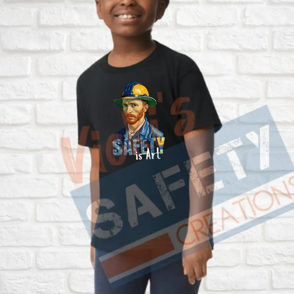 Safety is Art (Adult Youth Toddler Infant Sizes) T-shirt/Onesie / YOUTH-XSmall Adult Clothing