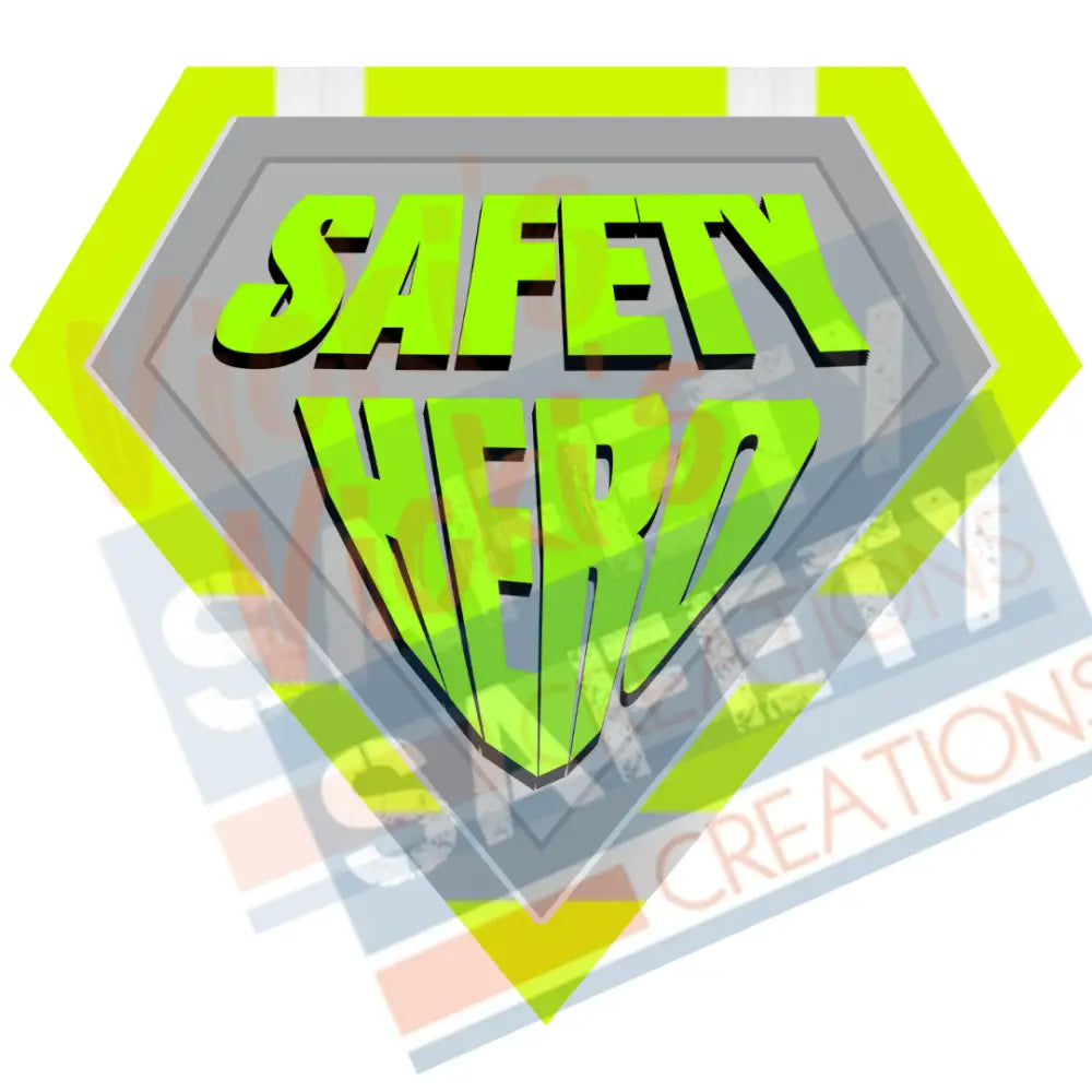 Safety Superhero (Adult Youth Toddler Infant Sizes) Adult Clothing