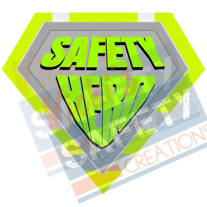 Safety Superhero (Adult Youth Toddler Infant Sizes) Adult Clothing