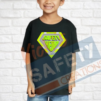 Safety Superhero (Adult Youth Toddler Infant Sizes) T-shirt/Onesie / TODDLER-2T Adult Clothing