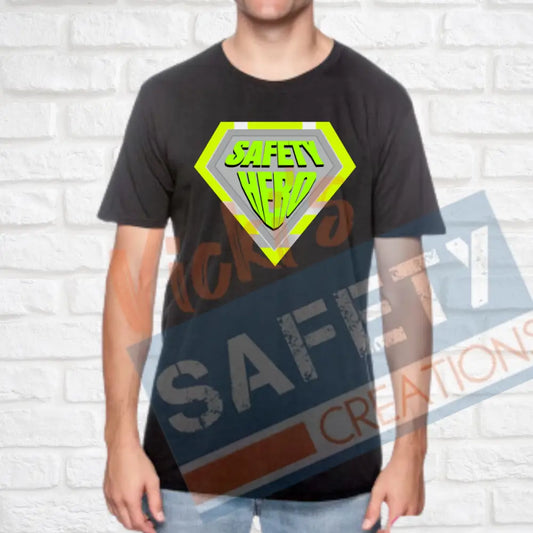 Safety Superhero (Adult Youth Toddler Infant Sizes) T-shirt/Onesie / ADULT-Small Adult Clothing