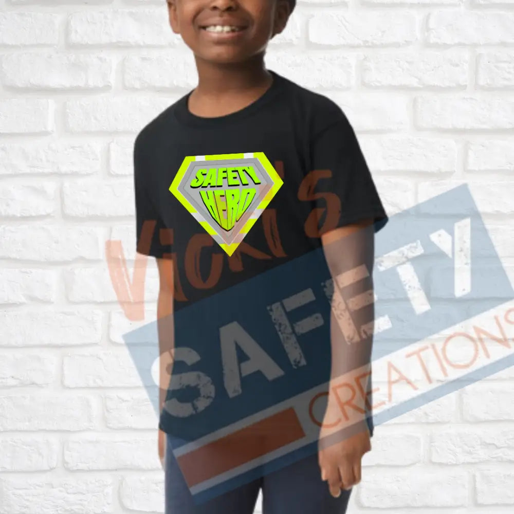 Safety Superhero (Adult Youth Toddler Infant Sizes) T-shirt/Onesie / YOUTH-XSmall Adult Clothing