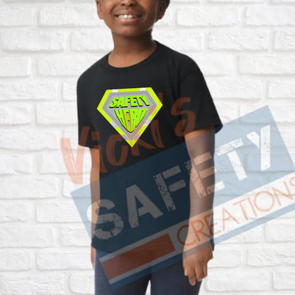 Safety Superhero (Adult Youth Toddler Infant Sizes) T-shirt/Onesie / YOUTH-XSmall Adult Clothing