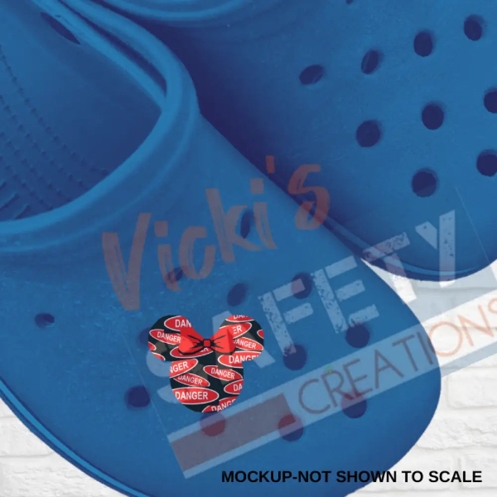 Shoe Charms-DANGER MOUSE HEAD Shoe accessories