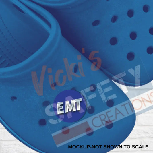 Shoe Charms-EMT ROUND Shoe accessories