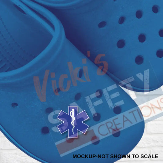 Shoe Charms-EMT STAR OF LIFE Shoe accessories