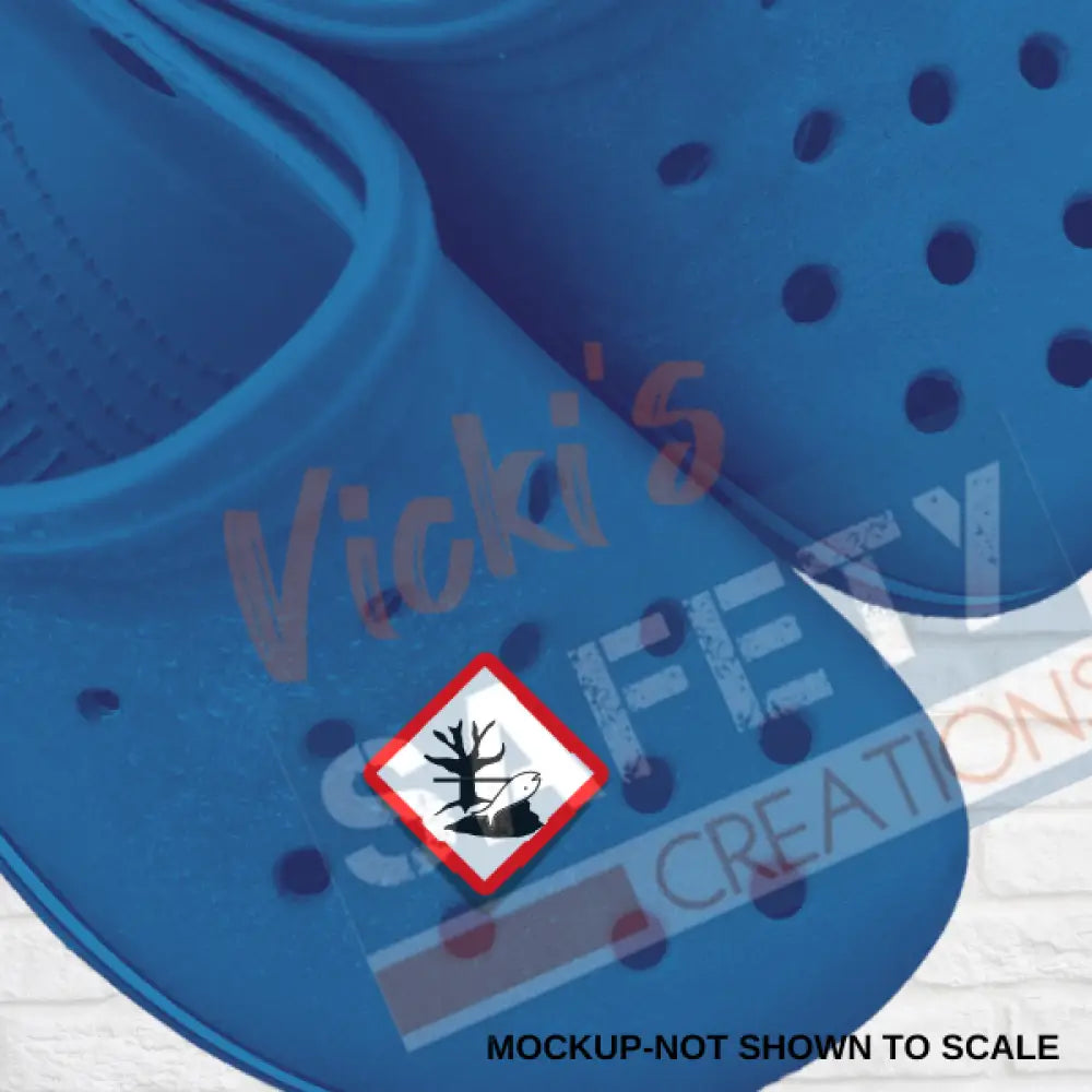 Shoe Charms-GHS ENVIRONMENTAL HAZARD Shoe accessories