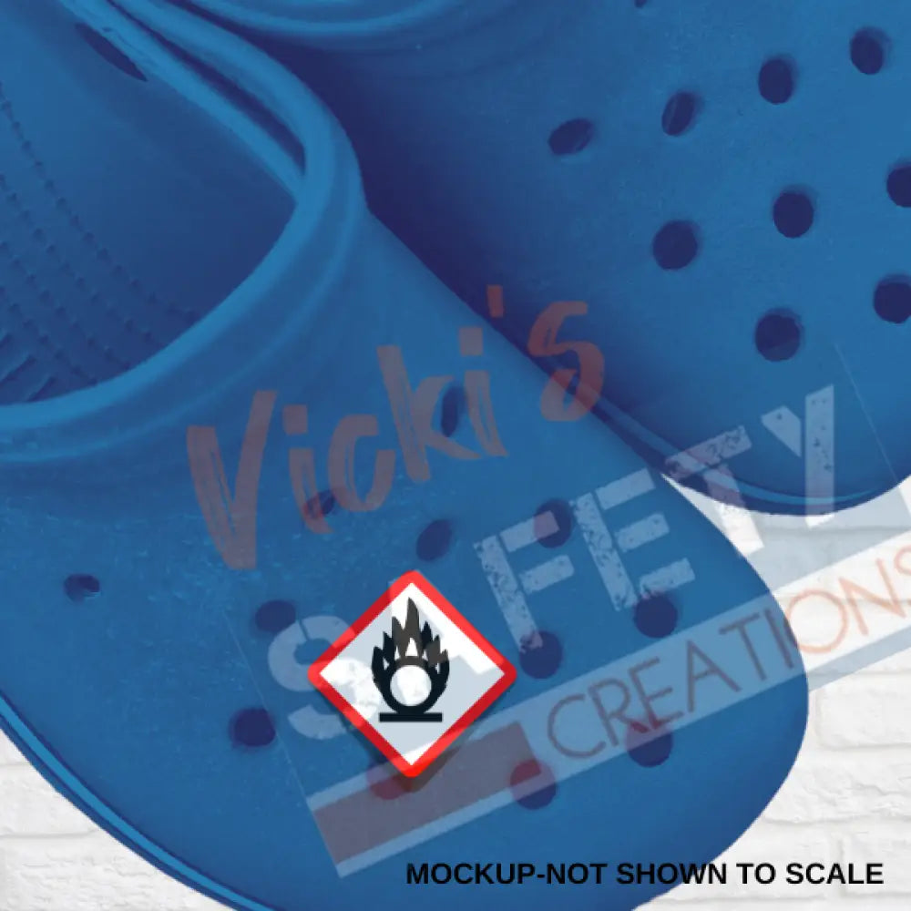 Shoe Charms-GHS OXIDATION HAZARD Shoe accessories