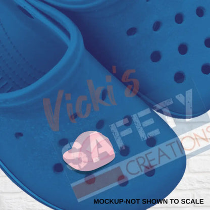 Shoe Charms-HARD HAT (ASST COLORS) Pink Shoe accessories
