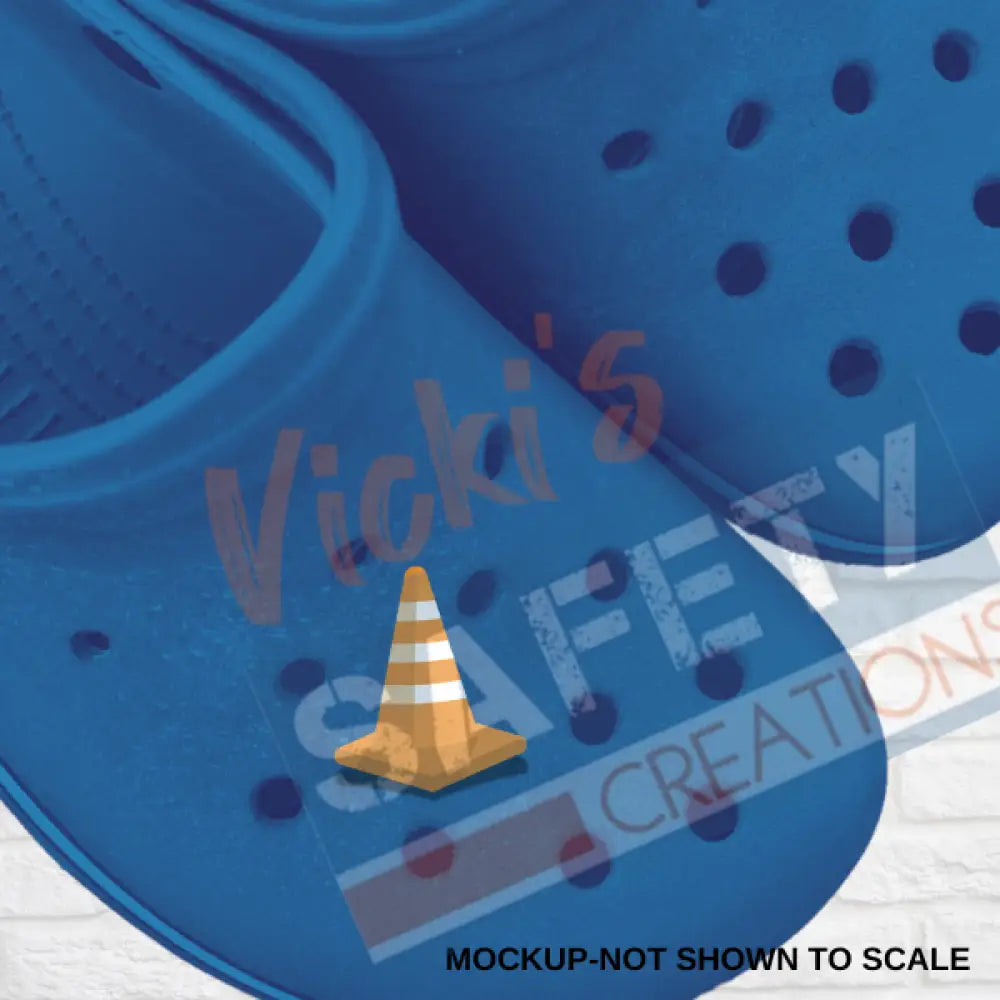 Shoe Charms-SAFETY CONE Shoe accessories