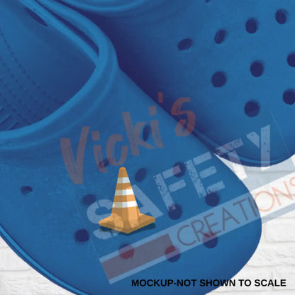Shoe Charms-SAFETY CONE Shoe accessories