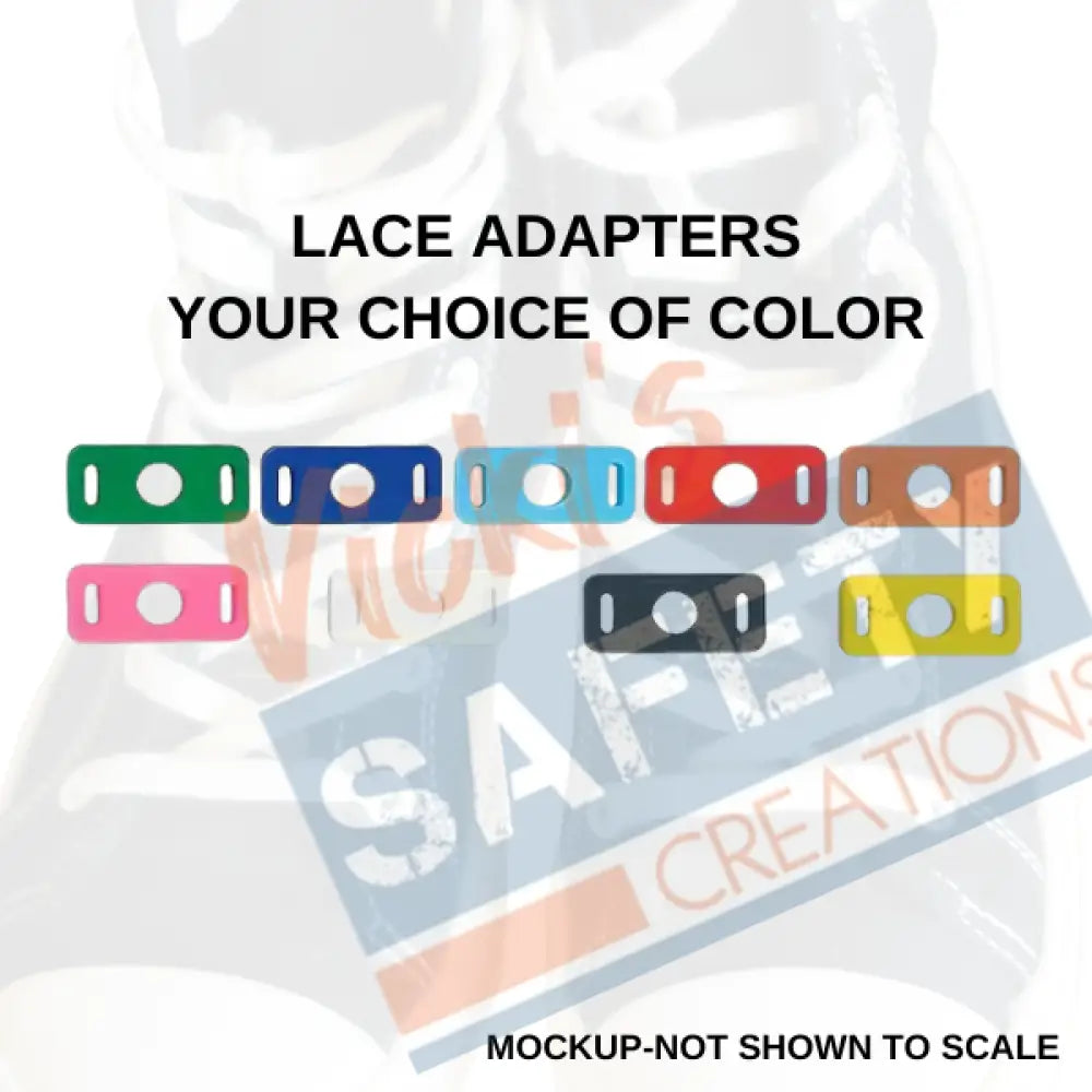 Shoe Charms Shoelace Adapters - (Asst Colors) Shoe accessories