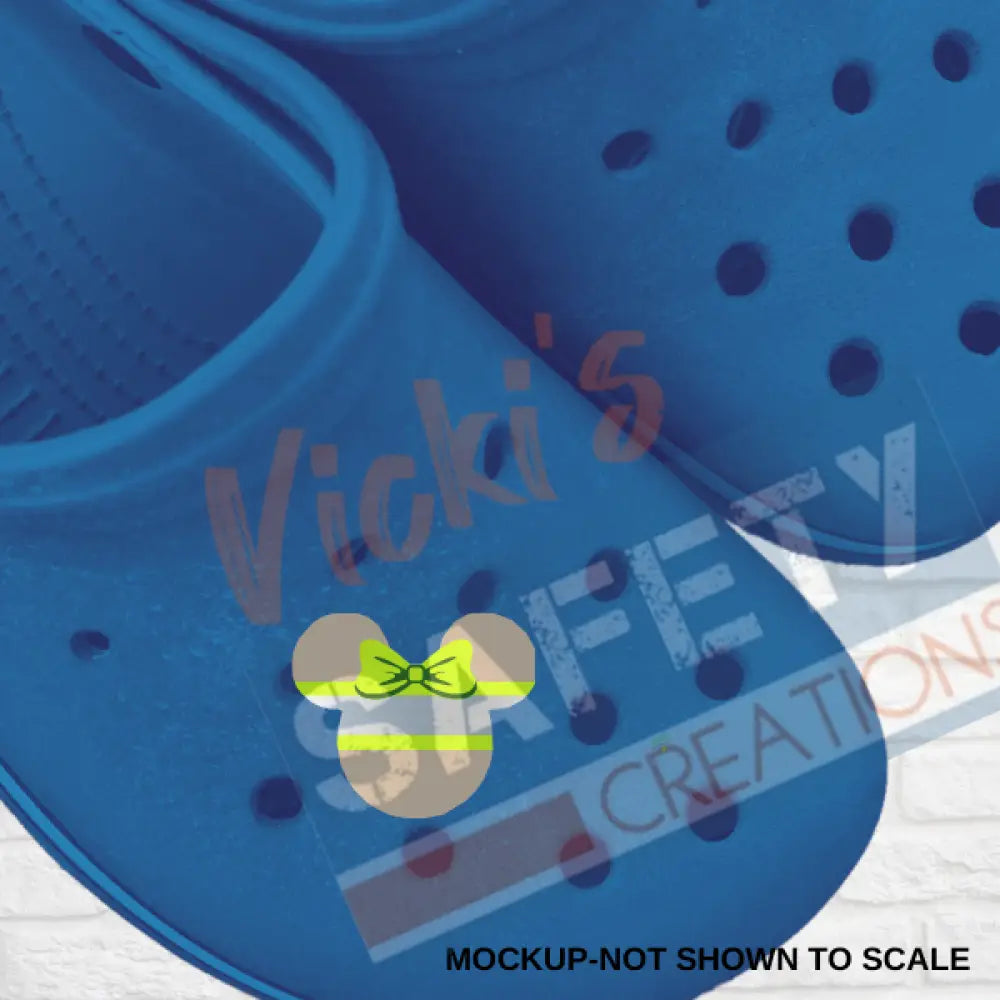 Shoe Charms-TURNOUT GEAR MOUSE HEAD Shoe accessories