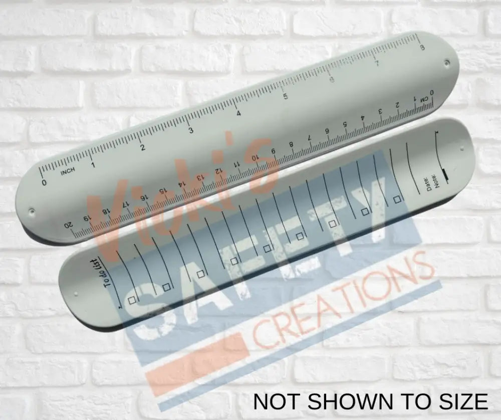 Silicone Memo/Ruler Slap Bracelet Accessories