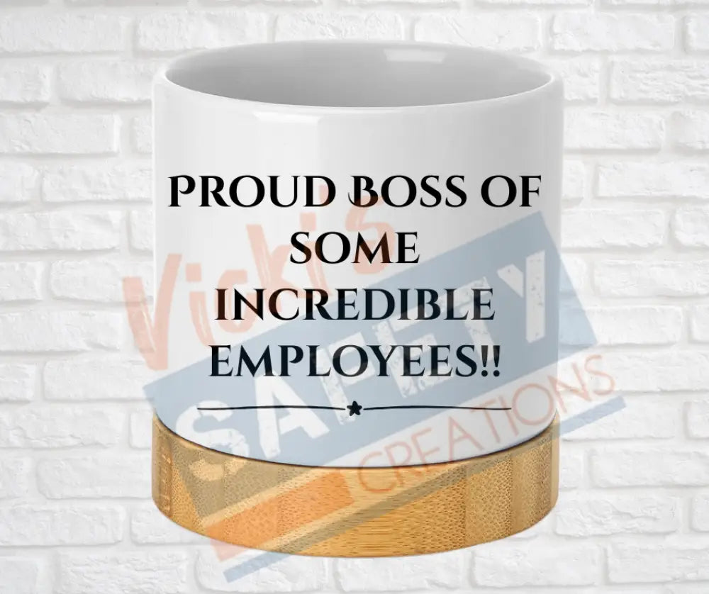 Small Desk Ceramic Planter-Funny Pot Proud Boss Home Decor