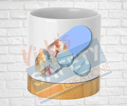 Small Desk Ceramic Planter-RX Pharmacy Horses Home Decor