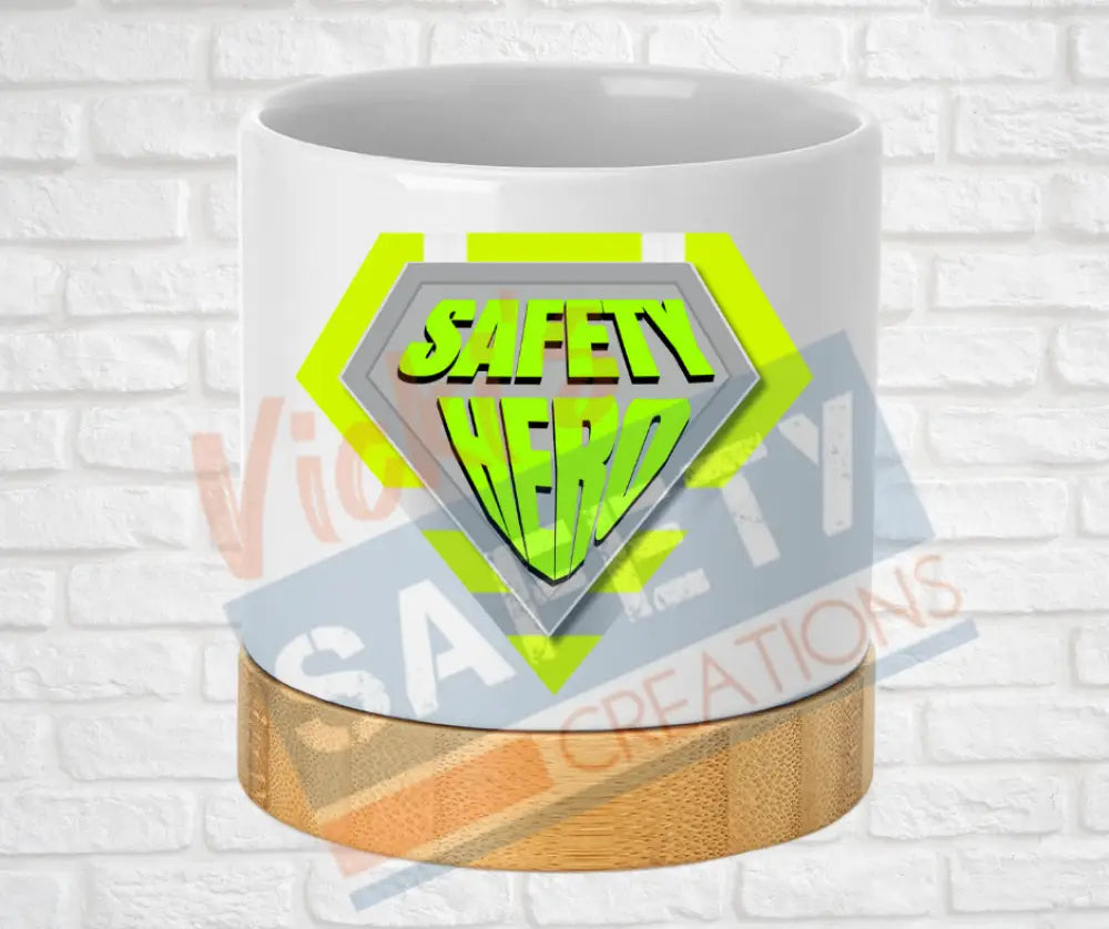 Small Desk Ceramic Planter-Safety Hero Home Decor