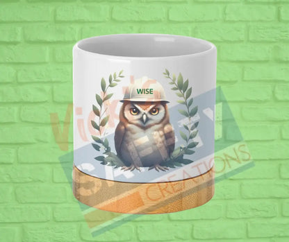 Small Desk Ceramic Planter-WISE WISE Owl Drinkware & Accessories