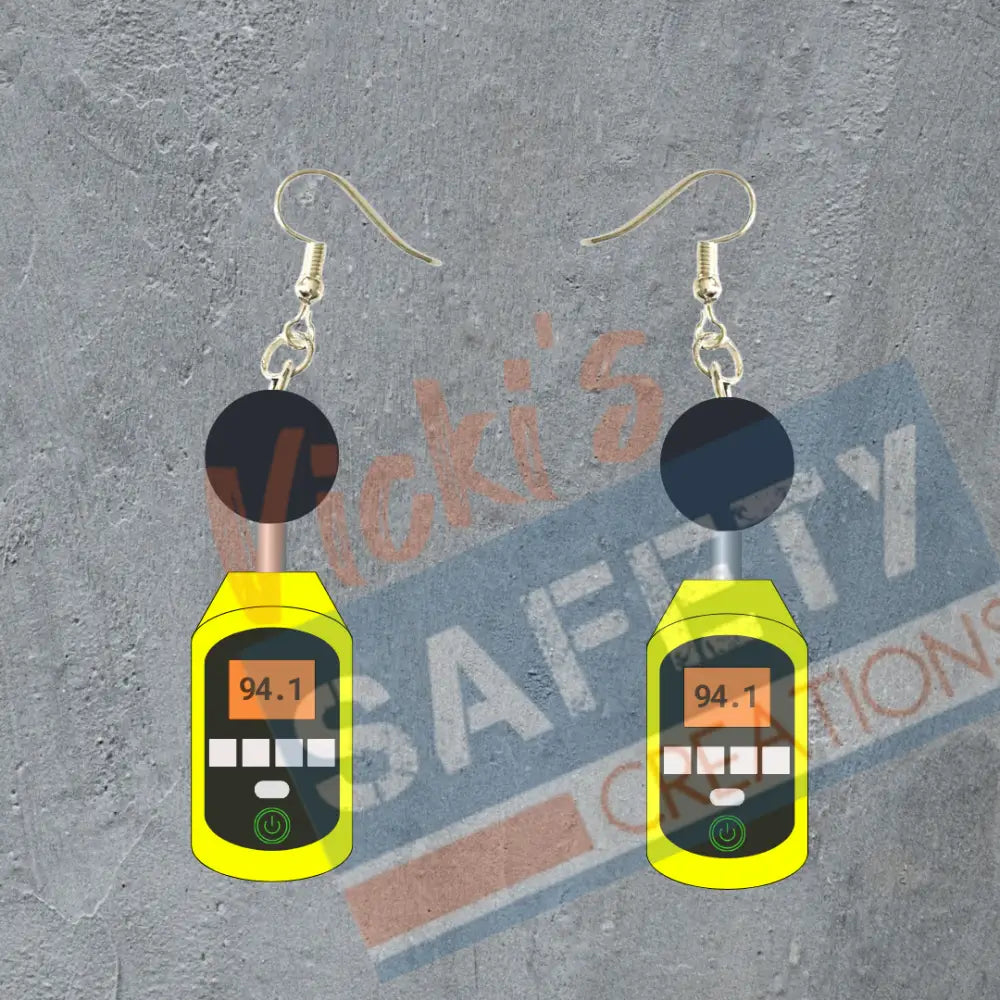 Sound Dosimeter Dangles Earrings
