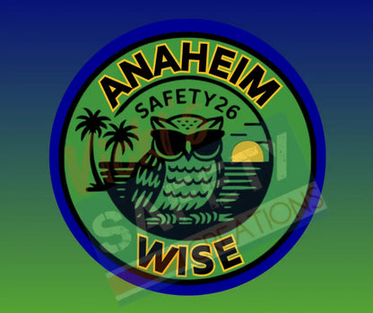 Stickers-WISE Safety 2026 Commemorative Sticker Anaheim Round / Singles Di-Cut Stickers